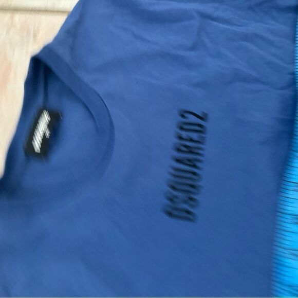 DSquared2 logo tee shirt big novelty tee top y2k designer unisex - Picture 5 of 7